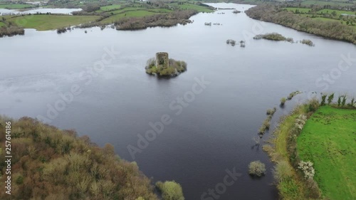 Cloughoughter Castle in Lough Oughter photo