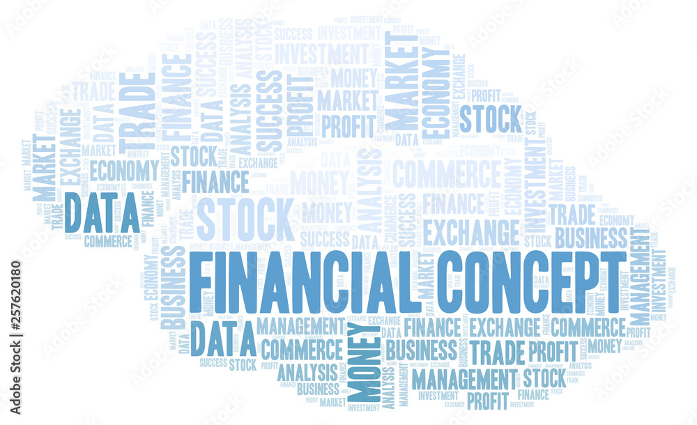 Financial Concept word cloud. Financial Concept word cloud.