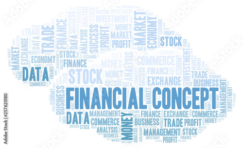 Financial Concept word cloud.