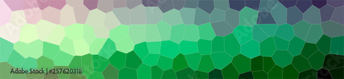 Abstract illustration of green Middle size Hexagon background