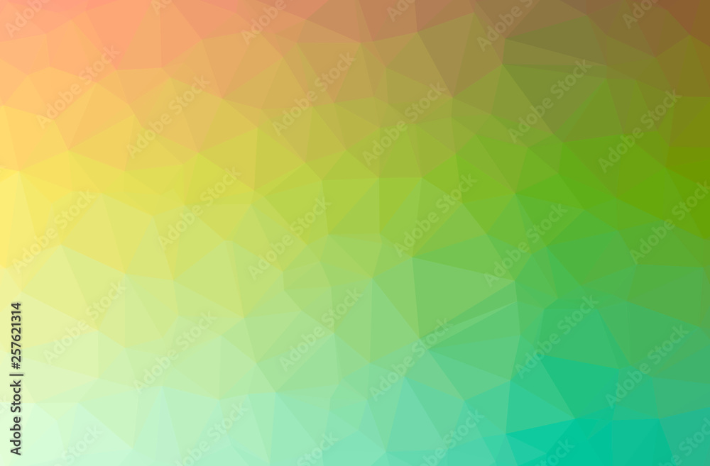 Illustration of abstract Green, Yellow horizontal low poly background. Beautiful polygon design pattern. Illustration of abstract Green, Yellow horizontal low poly background. Beautiful polygon design pattern.