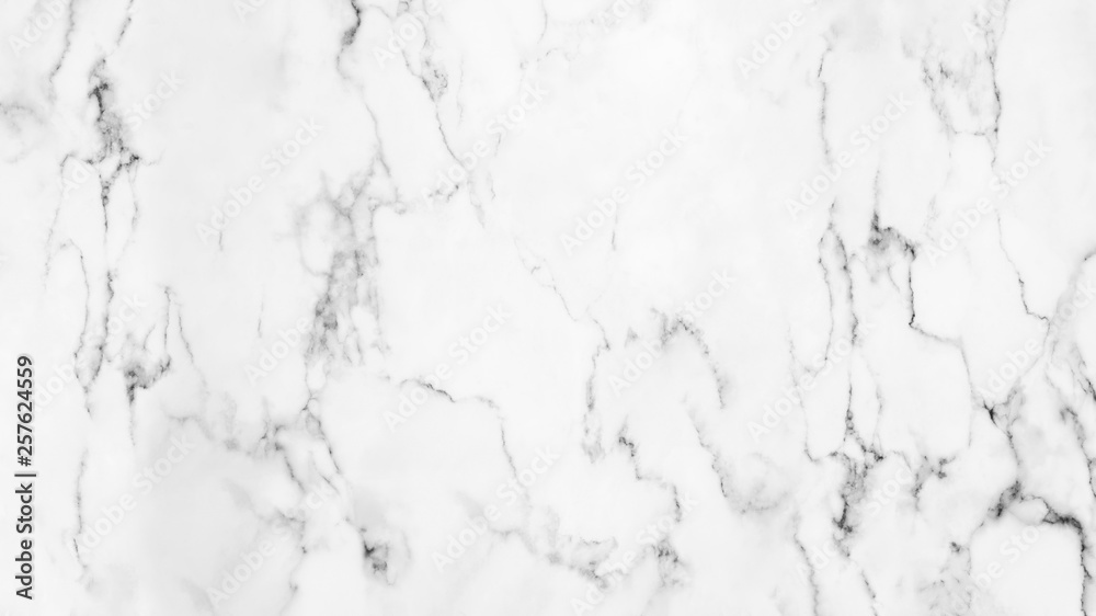 Fototapeta premium White marble texture with natural pattern for background.