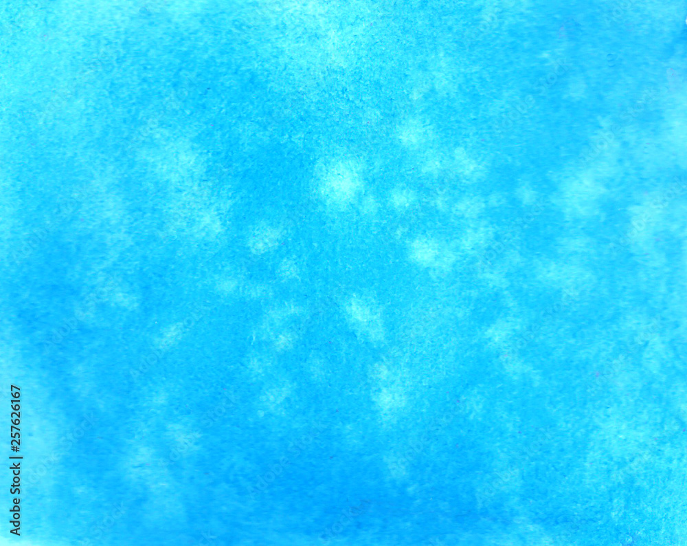 Obraz premium Hand drawing watercolor background blue