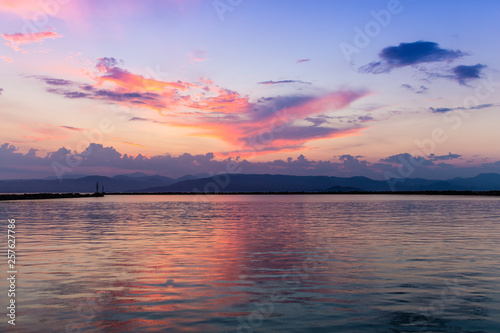 Sunrise over the sea