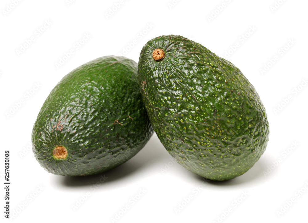 Avocado on white background Avocado on white background