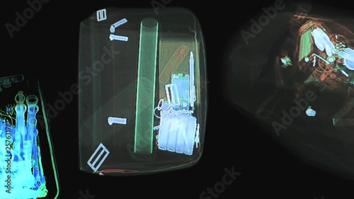 Airport x-ray machine