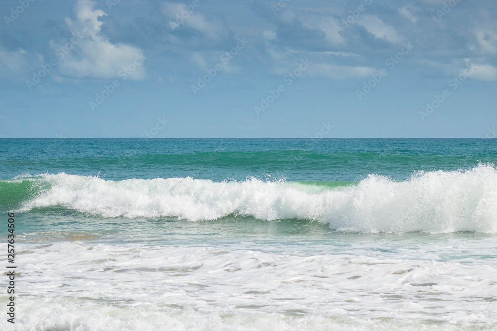 Waves on the beach