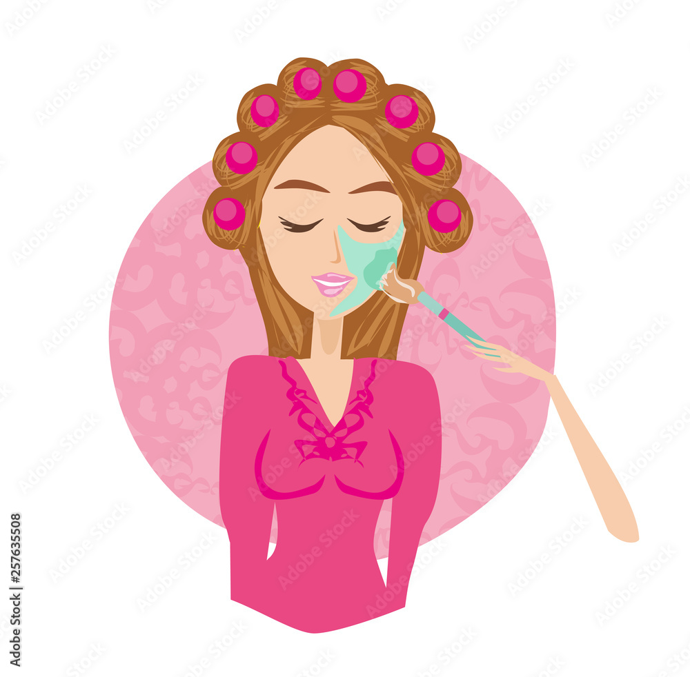 Woman having beauty treatments in the spa salon Woman having beauty treatments in the spa salon