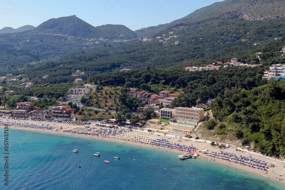 The beach Valtos view (region of Epirus, Greece)
