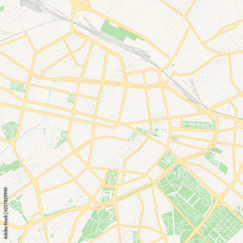 Wallpaper Mural Sofia, Bulgaria printable map Torontodigital.ca