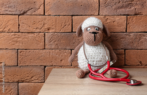 Cute sheep toy with stethos...