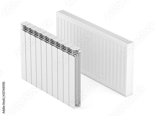 Steel and aluminum heating radiators