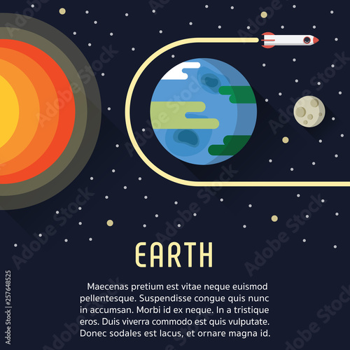 Space travel vector