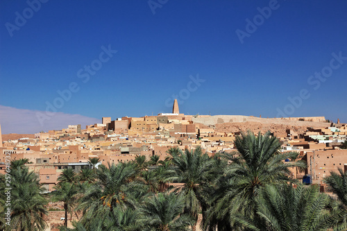 Obraz na płótnie Ghardaia, Algeria, Mzab, Sahara Desert w salonie