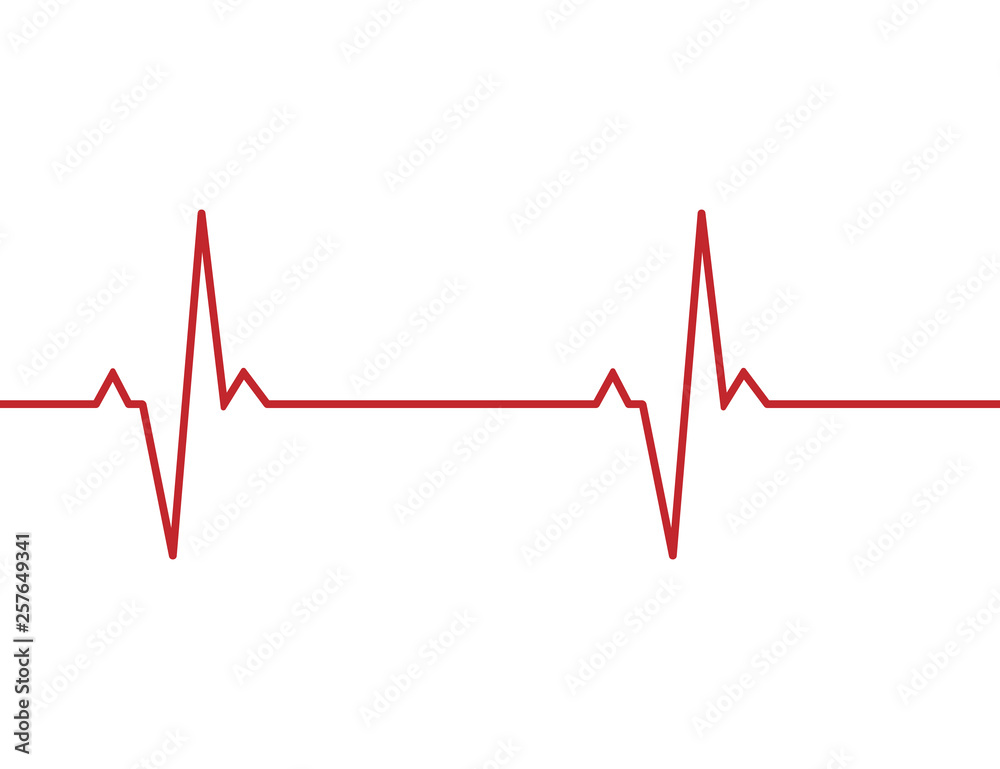 Heartbeat line background