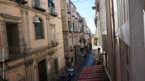 NAPLES The neighborhood called "Quartieri Spagnoli" in Naples with many alleys and narrow side streets