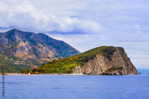 Island St. Nicholas in Budva Montenegro © Nikolai Sorokin