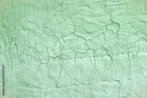 green aged vintage broken paint texture - fantastic abstract photo background