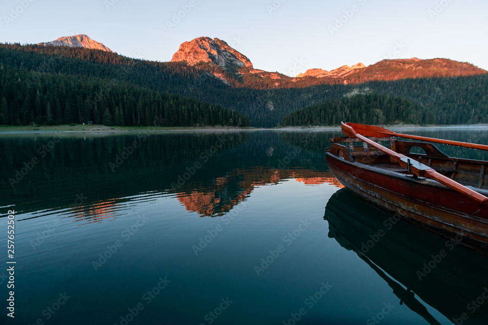 Obraz premium Durmitor Nationalpark Montenegro Blacklake