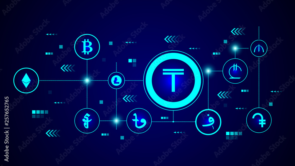 tenge icon. From Crepto currency set tenge icon. From Crepto currency set
