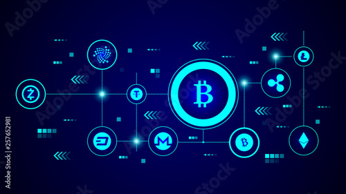 bitcoin icon. From Crepto currency set