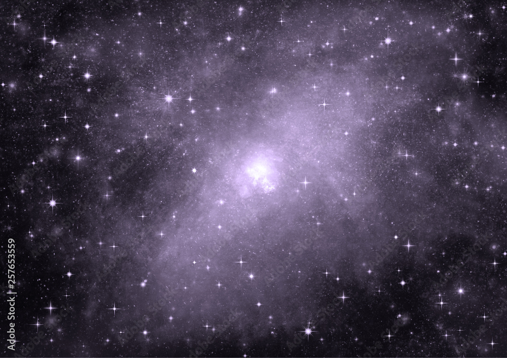 Obraz premium galaxy in a free space