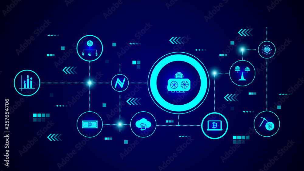 mining bitcoin icon. From crypto set mining bitcoin icon. From crypto set