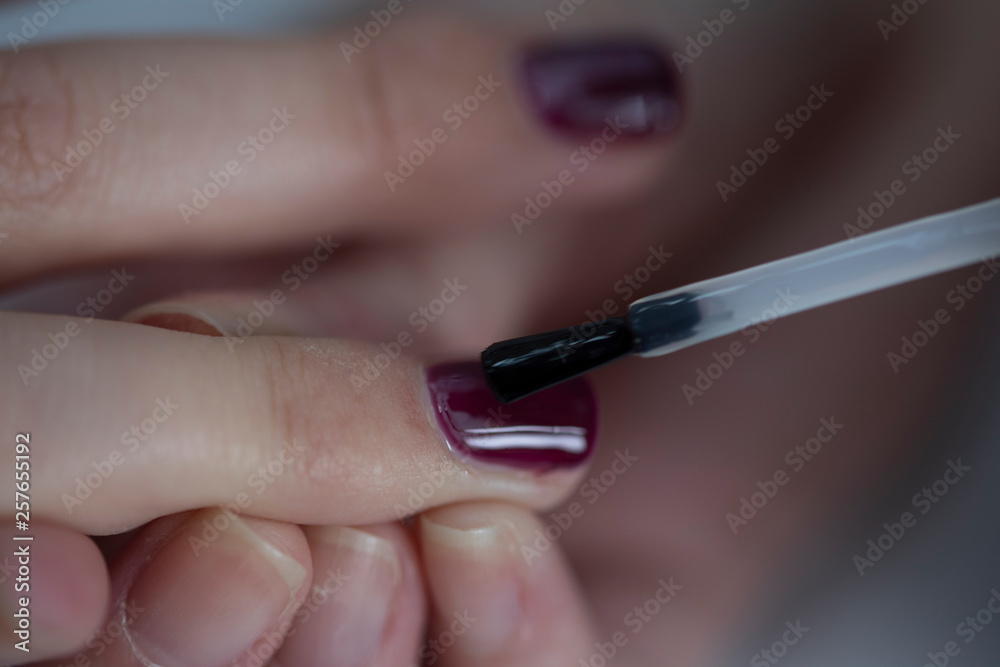 Manicure and nail polish Manicure and nail polish