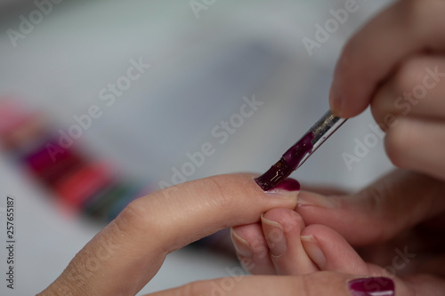 Manicure and nail polish