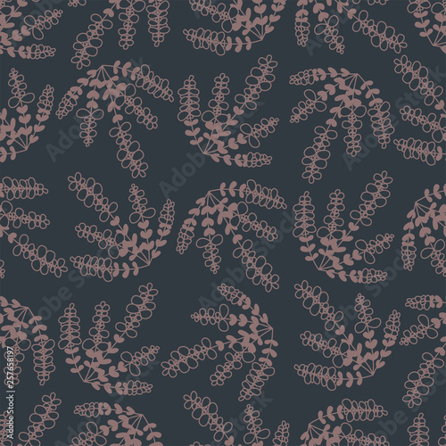 Seamless texture with leaflets. Seamless pattern can be used for wallpaper, pattern fills, web page background,surface textures. 