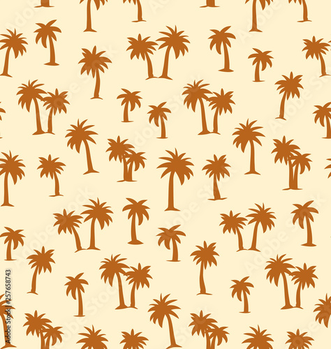 Palm tree. Vector drawing