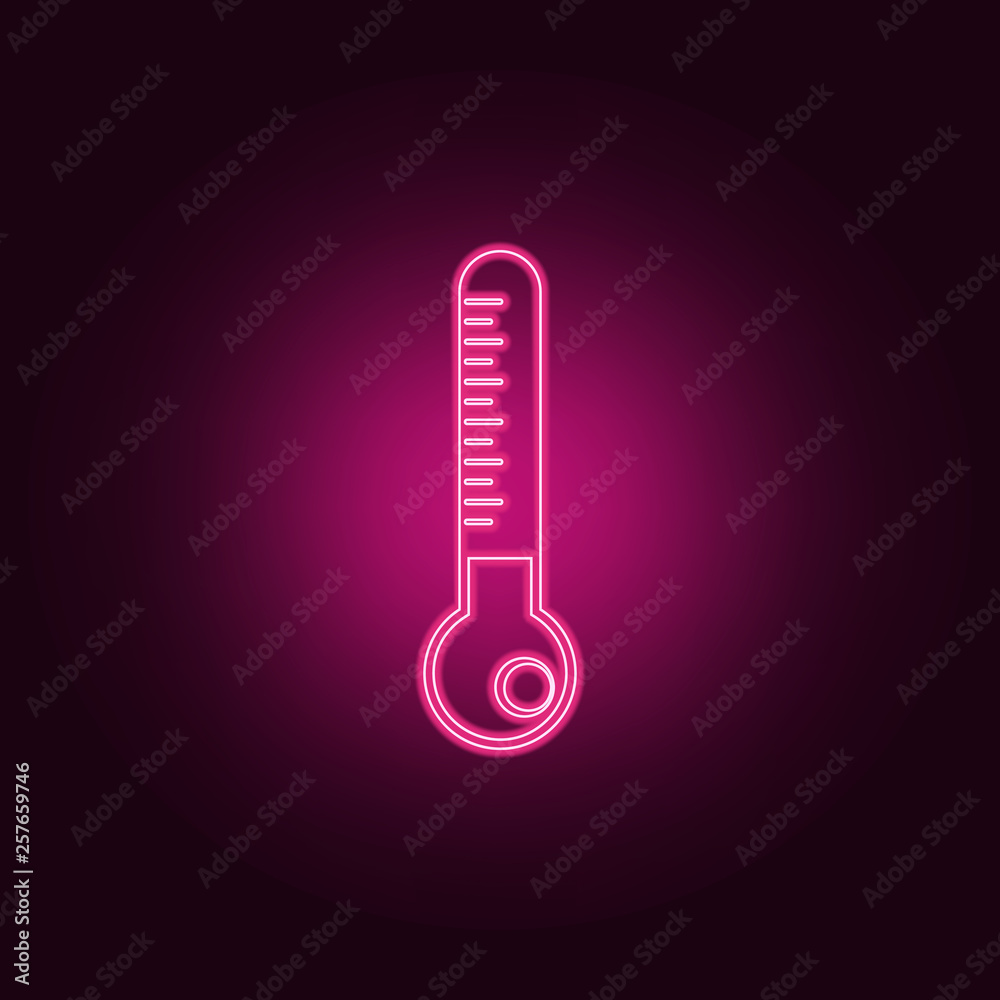 mercury thermometer icon. Elements of measuring elements in neon style icons. Simple icon for websites, web design, mobile app, info graphics mercury thermometer icon. Elements of measuring elements in neon style icons. Simple icon for websites, web design, mobile app, info graphics
