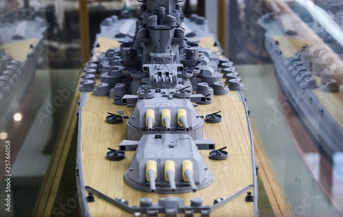 Принти на полотні Model ship of the Second World War
