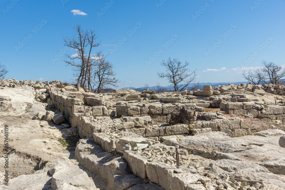Ruins of Ancient sanctuary city Perperikon, Kardzhali Region, Bulgaria