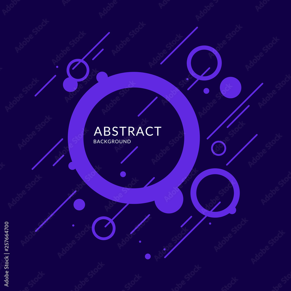 Abstract geometric background. Poster with the flat figures.