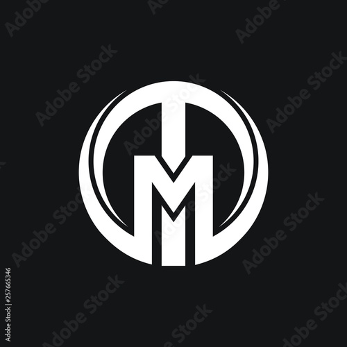Letter TM, MT, logo vector design inspiration