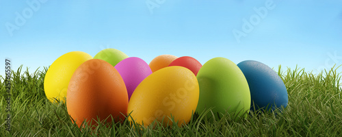 Colorful Easter eggs for Ea...
