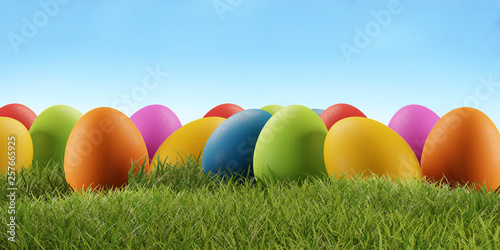 Colorful Easter eggs for Ea...