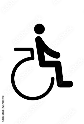 Wheelchair Icon Vector