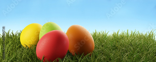 Colorful Easter eggs for Ea...