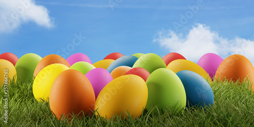 Colorful Easter eggs for Ea...