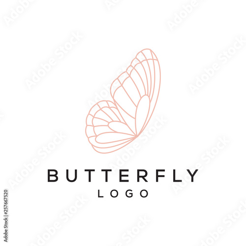 butterfly vector logo design