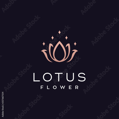 lotus flower logo design