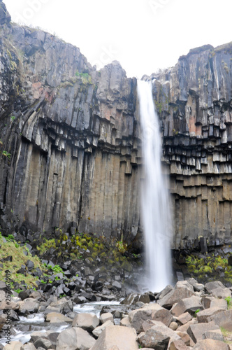 Svartifoss Waterfall, Iceland, Vatnajökull National Park
