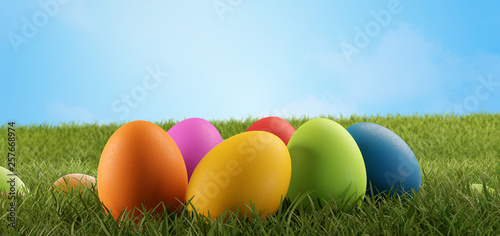 Colorful Easter eggs for Ea...