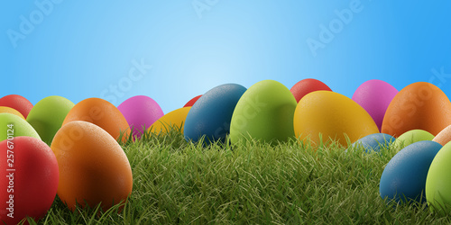 Colorful Easter eggs for Ea...