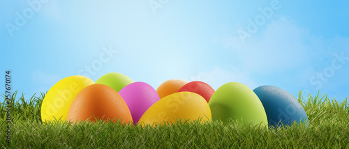 Colorful Easter eggs for Ea...