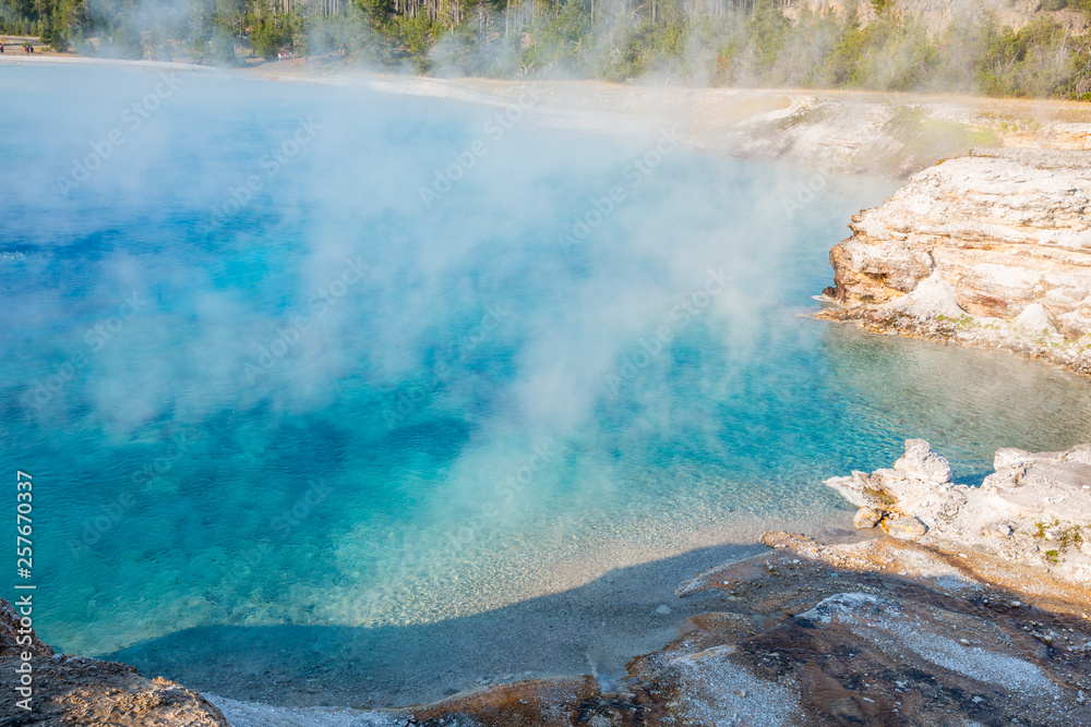 Scenic Yellowstone National Park in Wyoming, Montana and Idaho, USA Scenic Yellowstone National Park in Wyoming, Montana and Idaho, USA