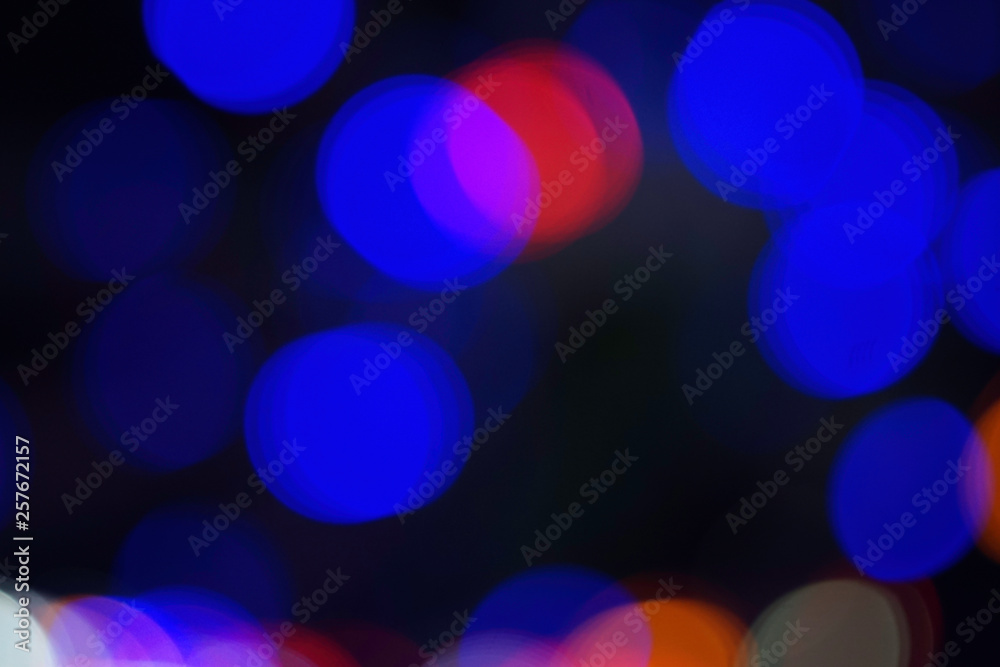 Colourful circle of bokeh from light for background Colourful circle of bokeh from light for background