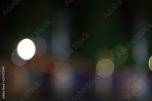 Colourful circle of bokeh from light for background © mohdizuan